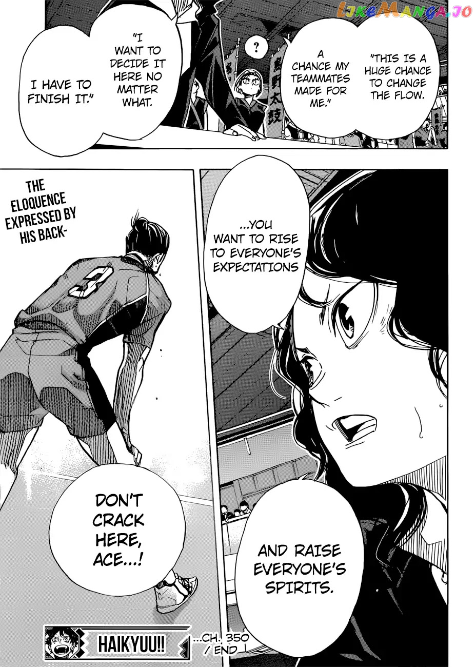 Haikyuu!!, Chapter 350 image 19